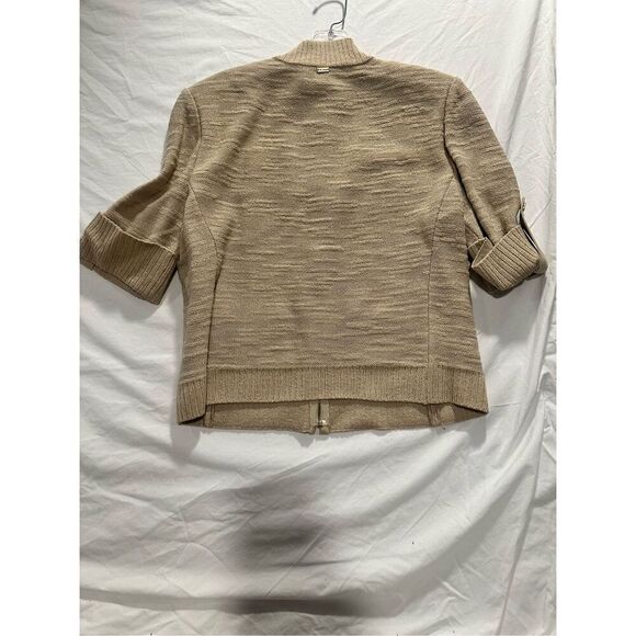 Gorgeous St. John Birge Wool Blend Zipper Jacket, size Small - Picture 8 of 11